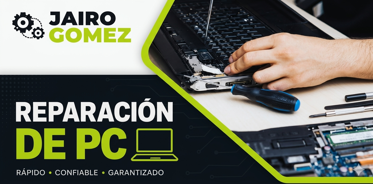 Jairo Gomez - Reparación de PC